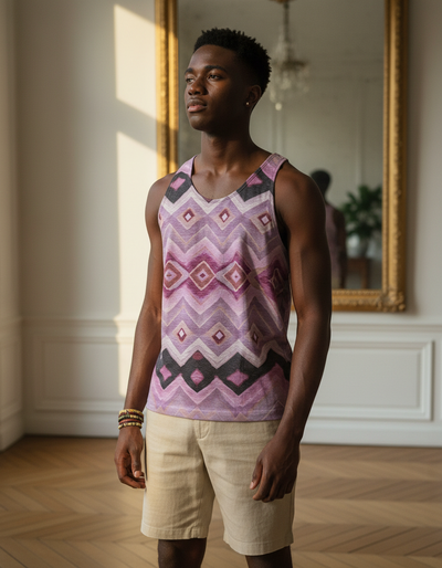 Men's Burnished Lilac Andes Tank Top tank top