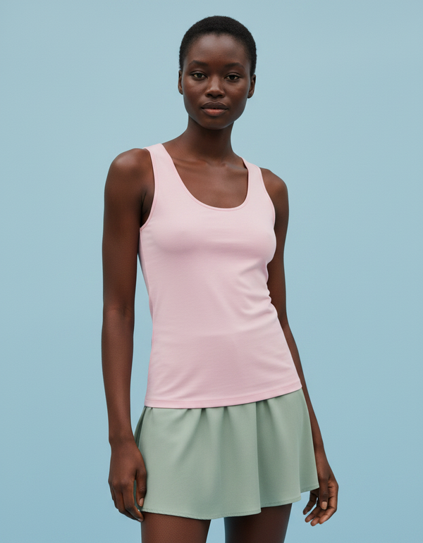 Tank Top in Baby Pink