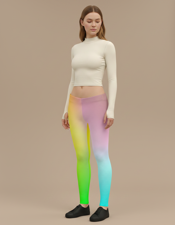 Leggings in Runway Emerald Prism