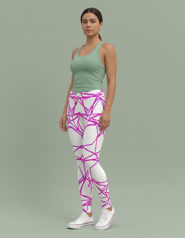 Women's Minimalist Line Art Leggings