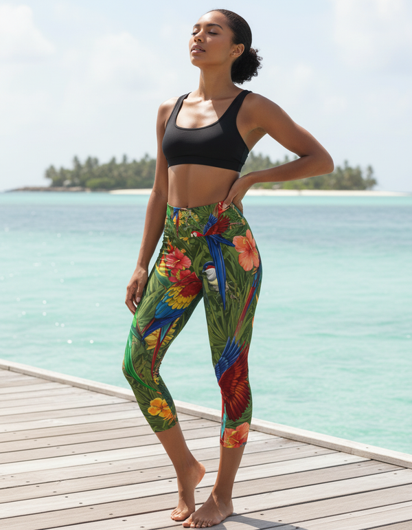 Vibrance Capri Yoga Leggings bikini — Dripper