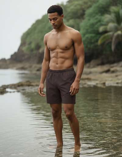 Espresso Men's Swim Trunks swim trunks