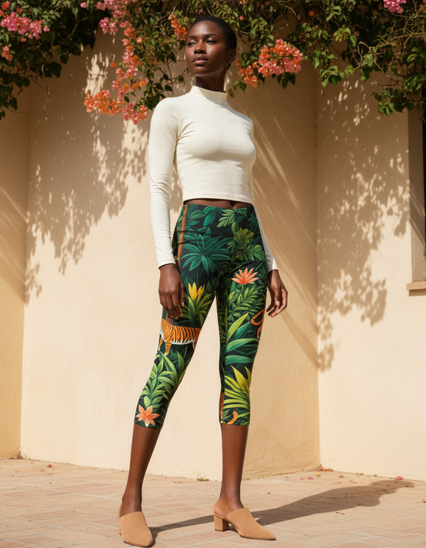 Safari Capri Leggings Capri Leggings — Dripper