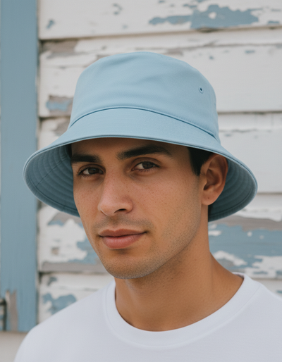Powder Blue Bucket Hat bucket hat
