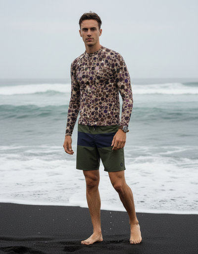 Men's Angora Dapple rash guard