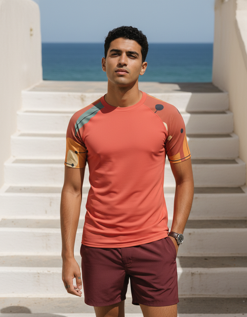 Echo Rash Guard Men's Rashguard — Dripper