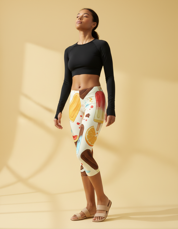 Frost Capri Leggings Capri Leggings — Dripper