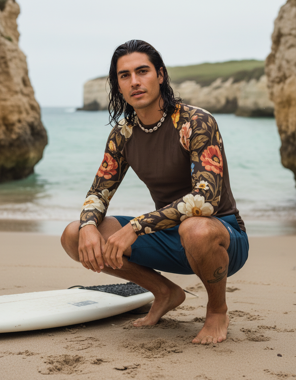 Rashguard in Coffee Bean Elysium