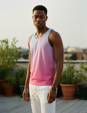 Men's Aura Gradient Tank Top
