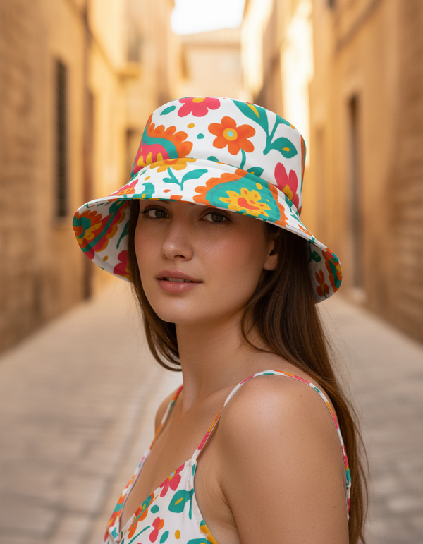 Saffron Bucket Hat bikini — Dripper