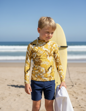 Kids Yellow Mizuki kids rashguards