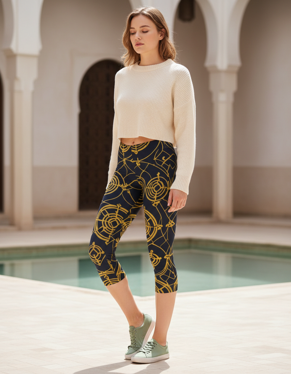 Hikari Capri Leggings Capri Leggings — Dripper