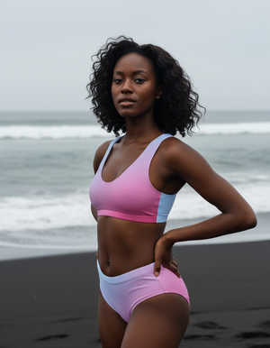 Blue Aura Elysium High-Waisted Bikini High-Waisted Bikini — Dripper