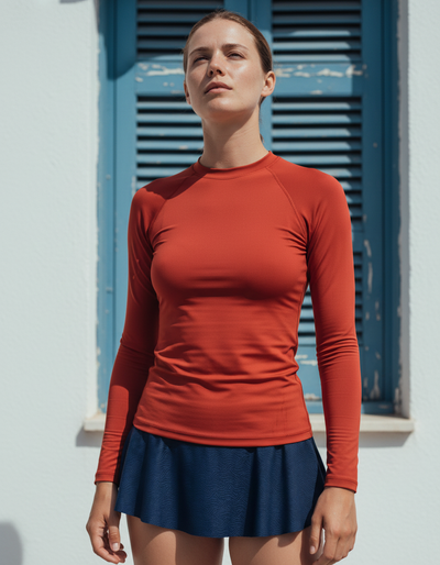 Women's Paprika rash guard