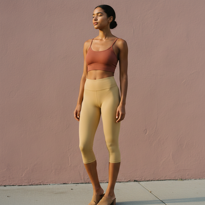 Flax Capri Yoga Leggings capri yoga leggings