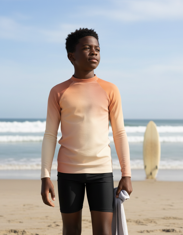 Youth YUV Color Space Rash Guard