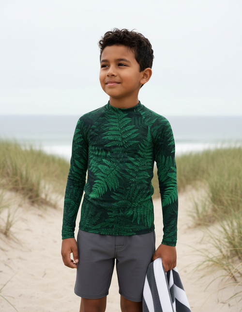 Emerald Kids Rash Guard Kids Rash Guard — Dripper
