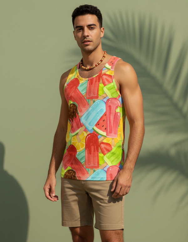 Frost Tank Top Men's Tank Top — Dripper