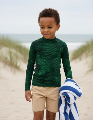 Kids Runway Emerald Emerald kids rashguards