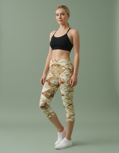 Amber Haze Tsubaki Capri Leggings capri leggings