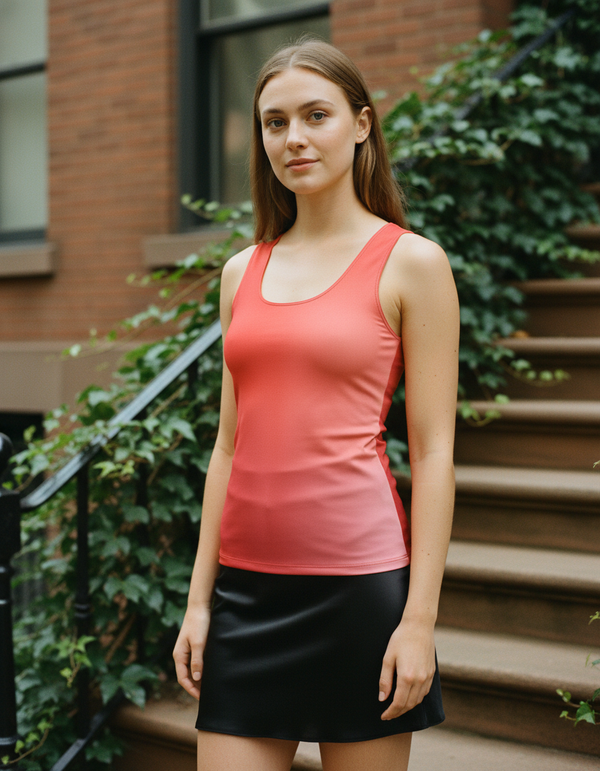 Tank Top in Fiery Red Prism