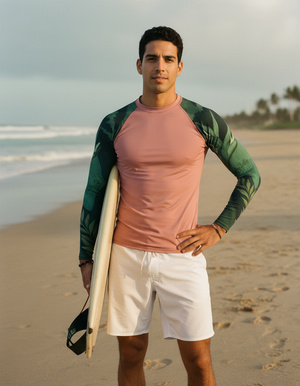 Men's Alexandrite Tropique men's short-sleeve rashguards