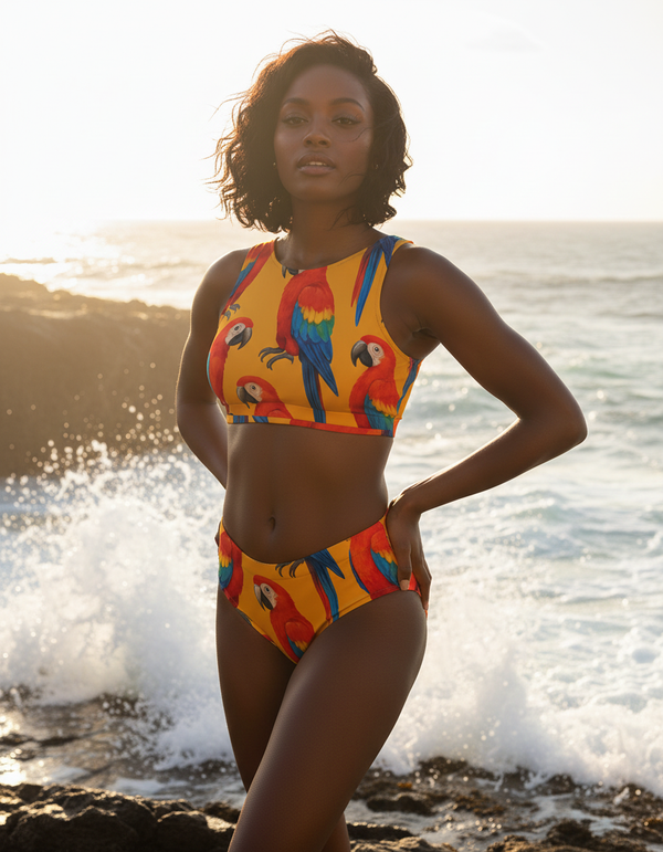 Tropique High-Waisted Bikini bikini — Dripper