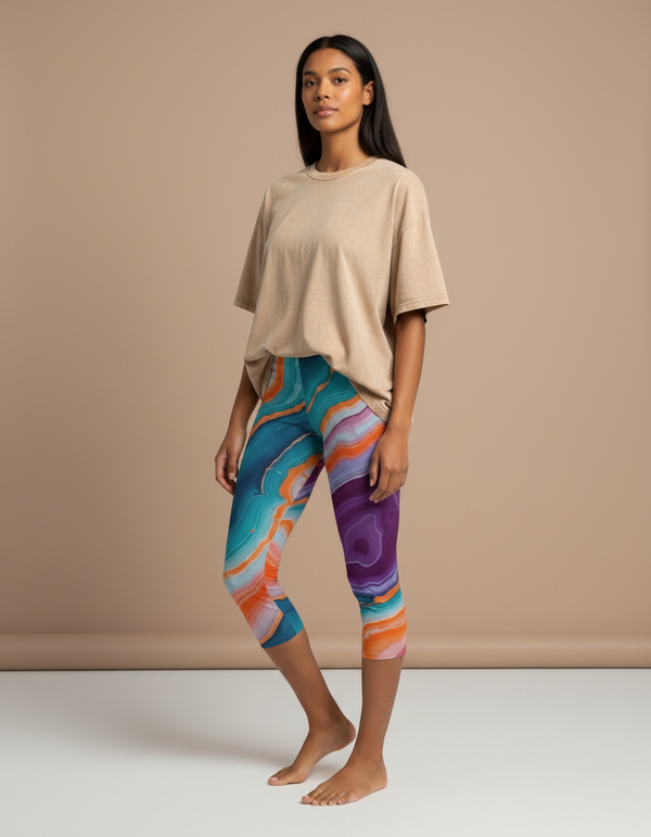 Women's Agate Capri Leggings