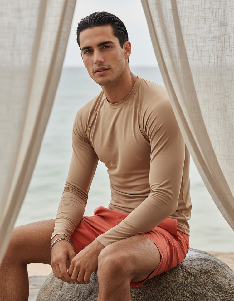 Fawn Rash Guard Men's Rashguard — Dripper