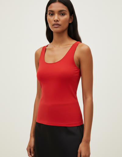 Women's Fiery Red Tank Top tank top