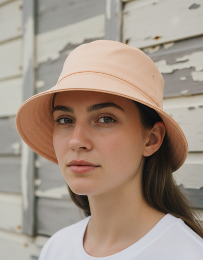 Peach Bucket Hat bucket hat