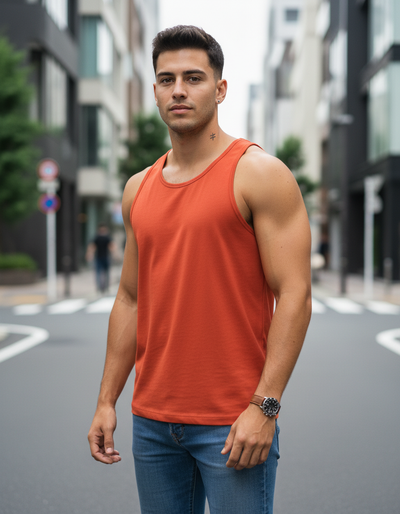 Men's Blood Orange Tank Top tank top