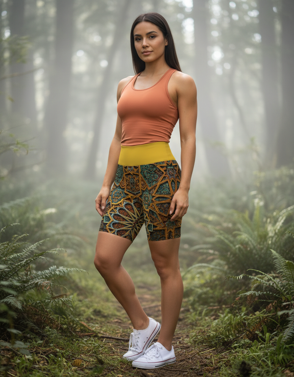 Zellij Yoga Shorts bikini — Dripper
