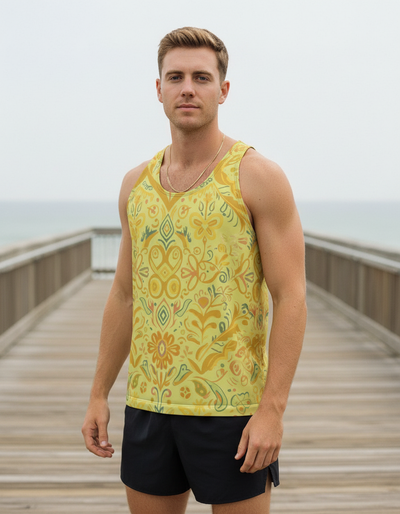 Men's Lime Vibrante Tank Top tank top