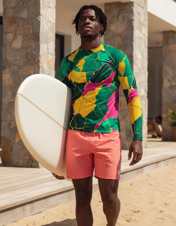 Fiery Wave Sizzle Rashguard