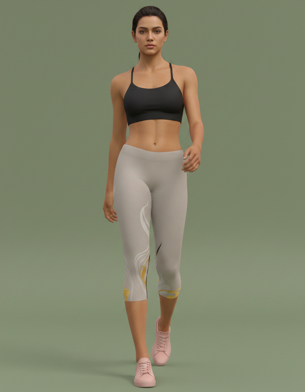 Liquid Marble capri leggings