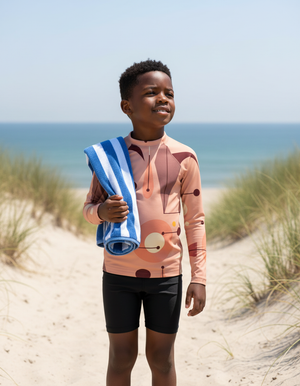 Kids Tea Rose kids rashguards