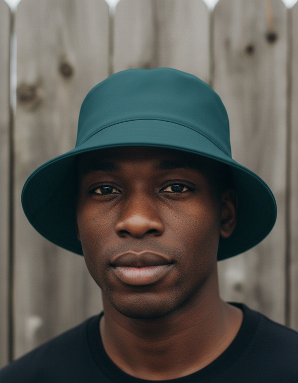 Bucket Hat in Dark Teal
