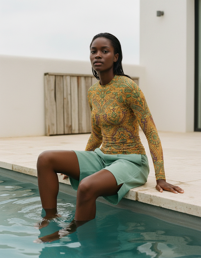 Women's Acacia Sari rash guard