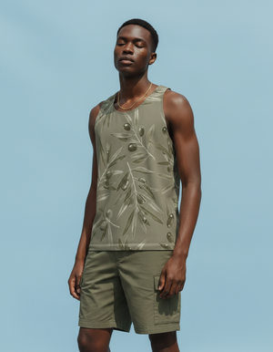 Men's Olive Branch Tank Top