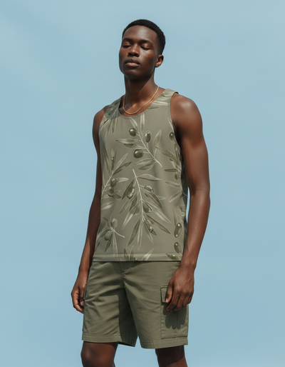 Men's White Onyx Elysium Tank Top tank top