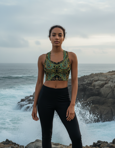 Zarafshan Longline Sports Bra longline sports bra