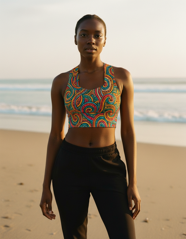 Chromatic Collection longline sports bras