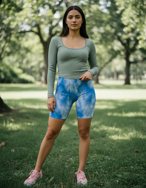 Women's Short Shorts in Marina Frost