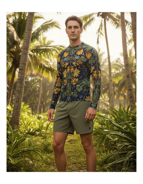 Flora Rash Guard bikini — Dripper