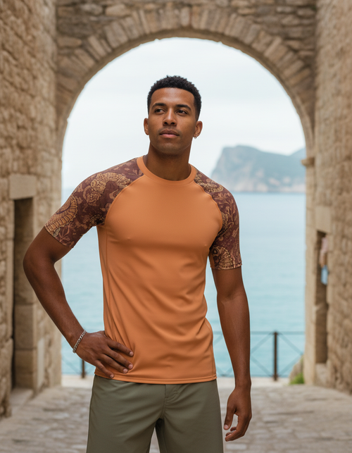 Muskmelon Triton Rash Guard Men's Rashguard — Dripper