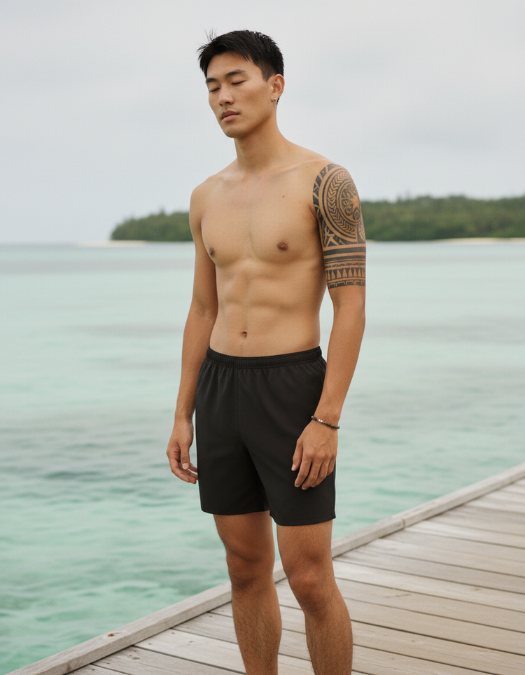 Soot Men's Swim Trunks Men's Swim Trunks — Dripper