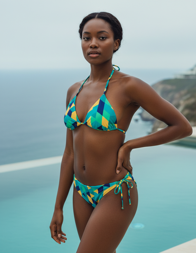 Turquoise Nami string bikini