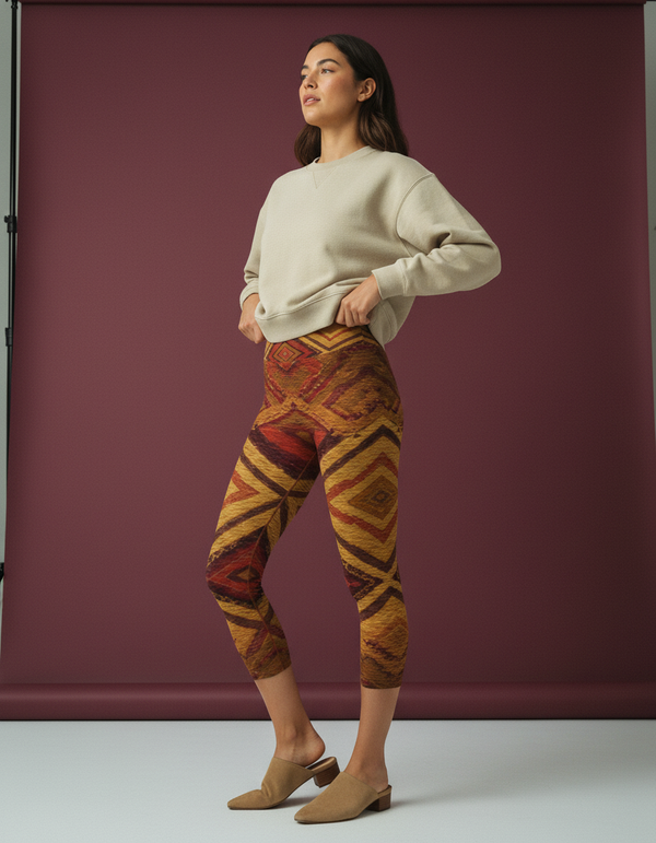 Quechua Collection capri yoga leggings