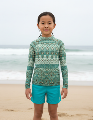 Kids Jelly Mint Serenade kids rashguards